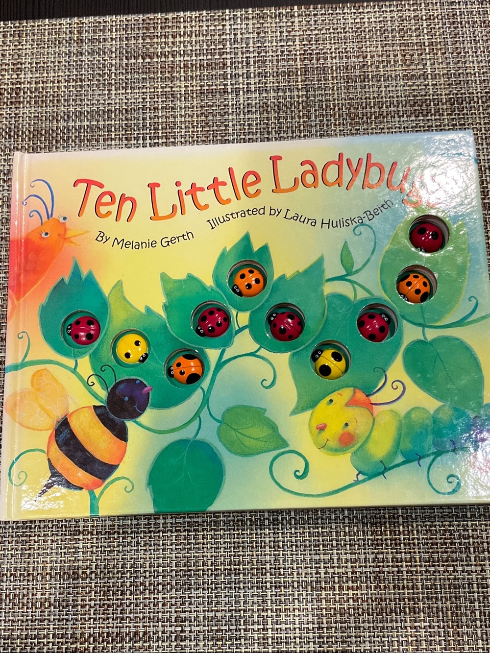 Ten Little Ladybugs Interactive Board Book - Multicolor